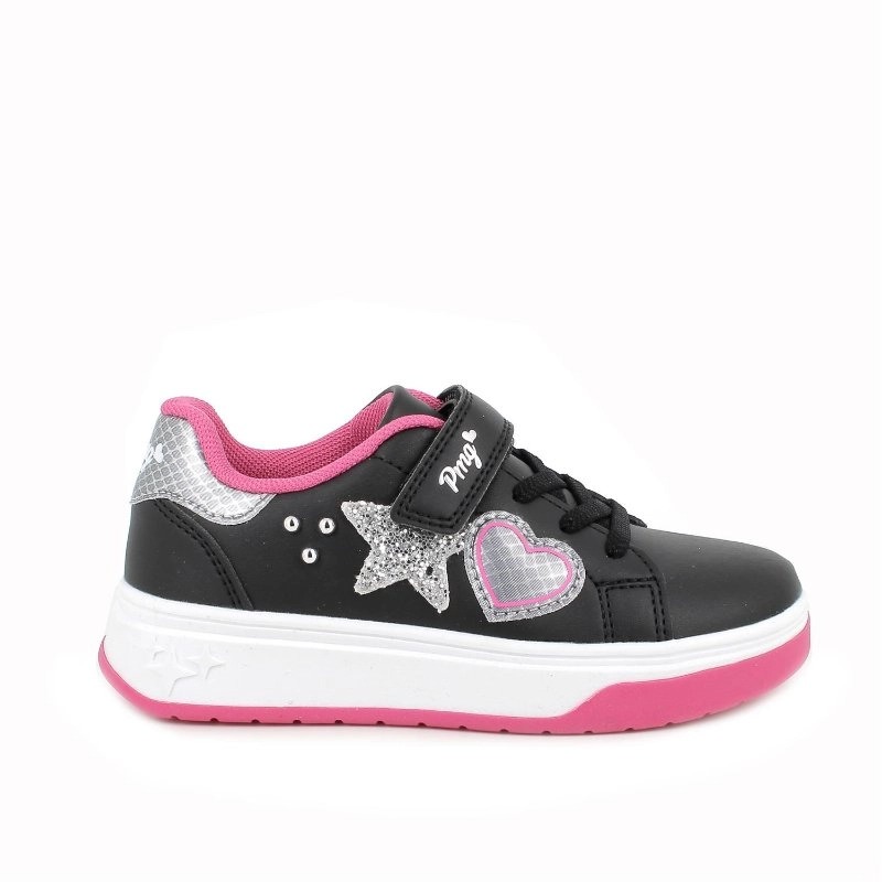 Sneakers da bambina nero
